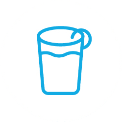  Illustration of a glass of lemon water