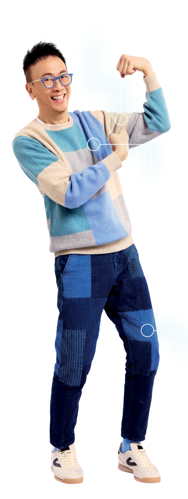 佳膳益生品牌代言人 旦哥 鄭丹瑞，帶出體魄支持及營養補充概念