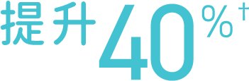 提升40%