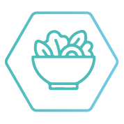 ISOSOURCE®益源素®1.2 HN 純素食譜的雜菜沙律碗圖示