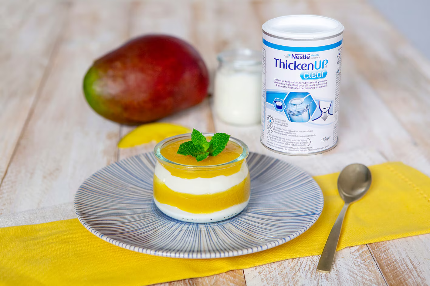 Greek Yoghurt & Mango Dessert