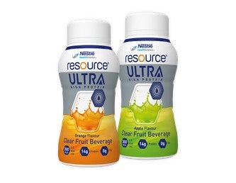 RESOURCE® ULTRA high protein clear fruit beverage